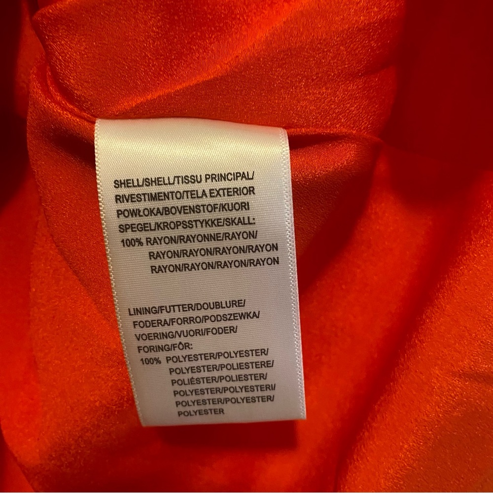 MILLY Reina Parrot Tulip Dress – Coral Multi / Red & Pink Floral Print - Picture 8 of 11